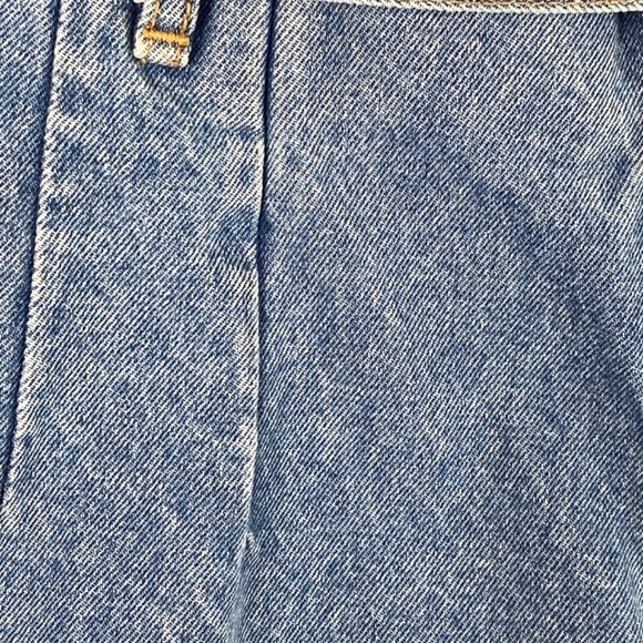 Abercrombie & Fitch Denim Shorts Womens 8 Natural Rise Button Fly Belted Waist - Picture 8 of 12